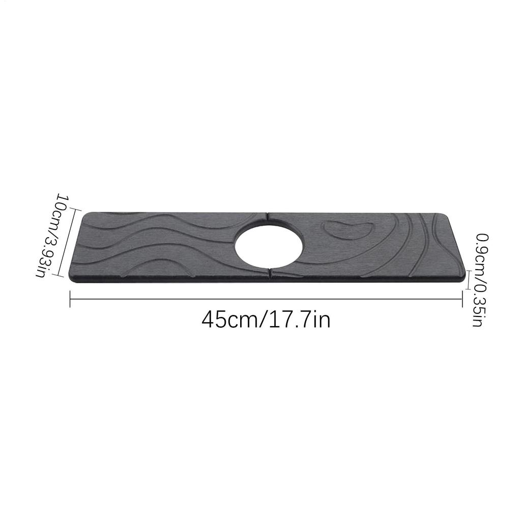 Stone Faucet Mat Anti-Slip Fast Water Absorbing Tray Stone Drying Mat For Kitchen Sink For Bathroom Counter Restroom Hotel Home