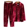 YUZHAOLIN Women's Fleece-Lined Pajama Set for Seniors