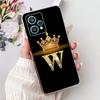 6.4" For Realme 9 Pro Plus Case RMX3392 Clear Fashion Luxury A-Z Letters Soft Bumper Cover For Realme 9 Pro+ Phone Case RMX3393