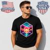 Tropical Sunset Hexagon Graphic T-Shirt