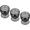 3 Pack Air Plant Holders - Metal Planter Stand Air Plants Flower Pot Rack Apply to Home Weddings Decor(Black, 2" x 2.1")