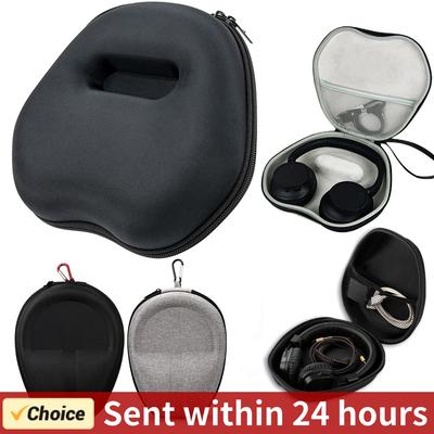 Earphone Case EVA Hard Shell Headset Protective Box Travel Portable Headphone Carrying Bag for SONY WH-CH720N/WH-CH520 Apple Max