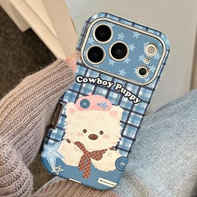 Custodia Carina a Cartone Animato per Cucciolo per iPhone 17 e iPhone 17 Pro Max