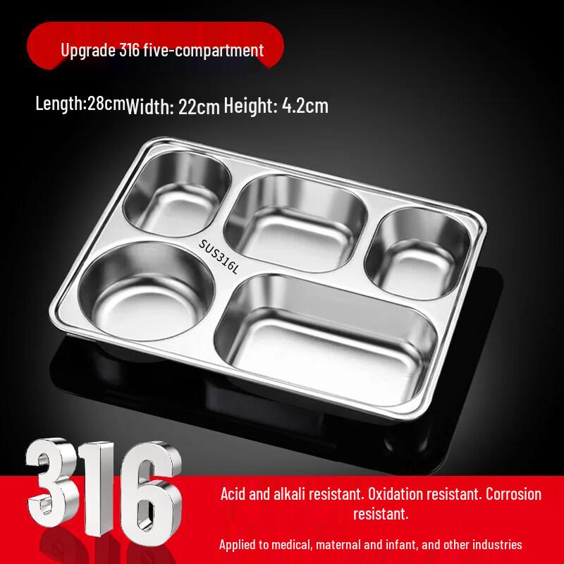 ZISIZ Divided Lunch Box