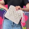 2025 Woven Tassel One-Shoulder Crossbody Clutch