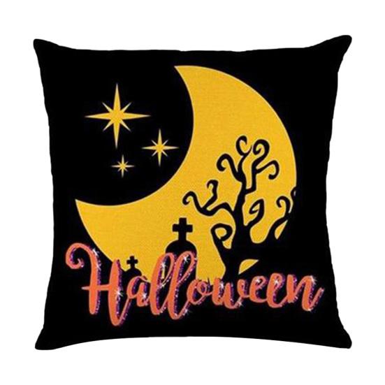 

Практичный мягкий полиэстеровый чехол для подушки в виде тыквы на Хэллоуин для использования дома, в отеле, в офисе, для фотографий F
