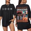 Imagine Dragons Loom World Tour T-shirt Men and Women Summer Cotton Clothing Short Sleeved Tee