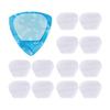 16Pcs Antiskid Pick Grip Silicone Sticker Clear Guitar Pick Sticker Pick Grip