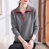 YUZHAOLIN Women's Autumn/Winter Knit Polo Sweater