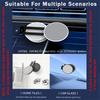 Magnetic Car Mount Phone Holder Vacuum Adsorption Bracket Strong Magnet 360° Rotate and 180° Folden Mobile Stand For Cellphone