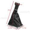 12mm/23mm 5/6 Speed Car Gear Shift Knob W/Gaiter Boot Cover for VW Bora Golf 4 MK4/Jetta GTI 1999-2005