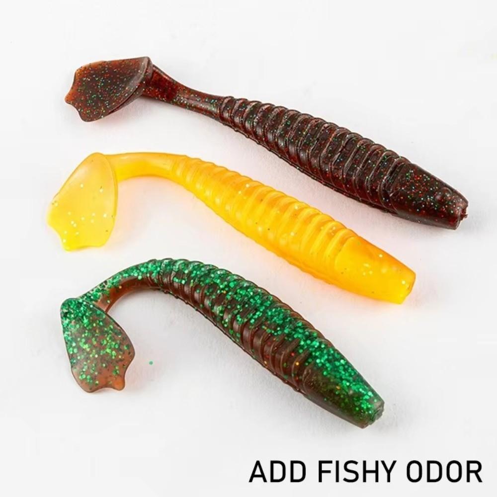 2.5g Soft Fishing Bait 65mm Soft Fishing Lures Fishy Smell Wobbler Fishing Lure For Bass Fishing