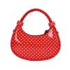 Borsa a Pois Piccola, Borsa Quadrata Piccola alla Moda a Tracolla, Borsa a Mano a Forma di Ravioli