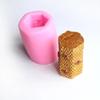 Wabenförmige Kerzen Silikonform 3D Wabenform für manuelle DIY Bienenwachsformherstellung