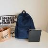 Schoolbag1011 New denim simple backpack male retro Japanese ins student class schoolbag Korean casual backpack male
