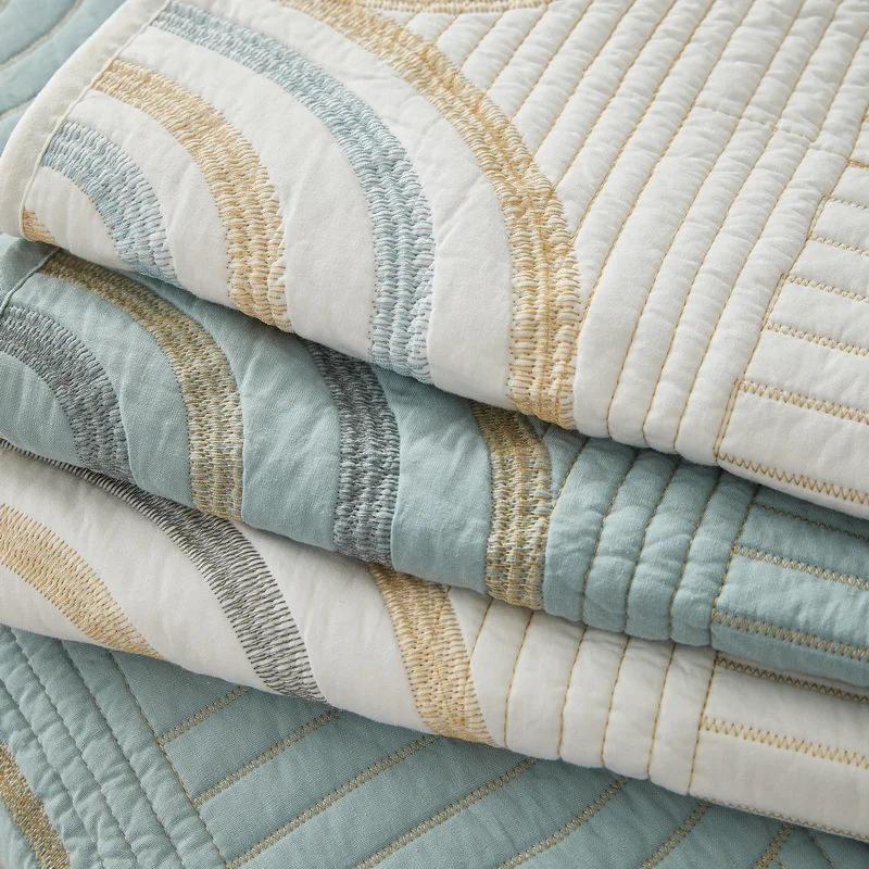 Northern Europe Sofa Cover for Living Room Cotton Universal Sofa Mat Towel Non-Slip Sofa Cover Embroidery Rainbow Couch Cushion