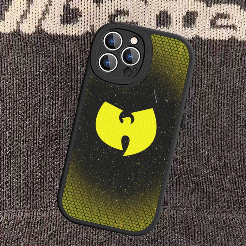 

Band W-wu Classic T-tang Phone Case For IPhone 16 15 14 13 12 11 Pro Max Plus Leather Cover iphone 13