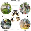 3/4" Brass Garden Hose Connector, 2-Way Y-Distributor Tap Fitting with On/Off Valves, for Home Garden Outdoor Use