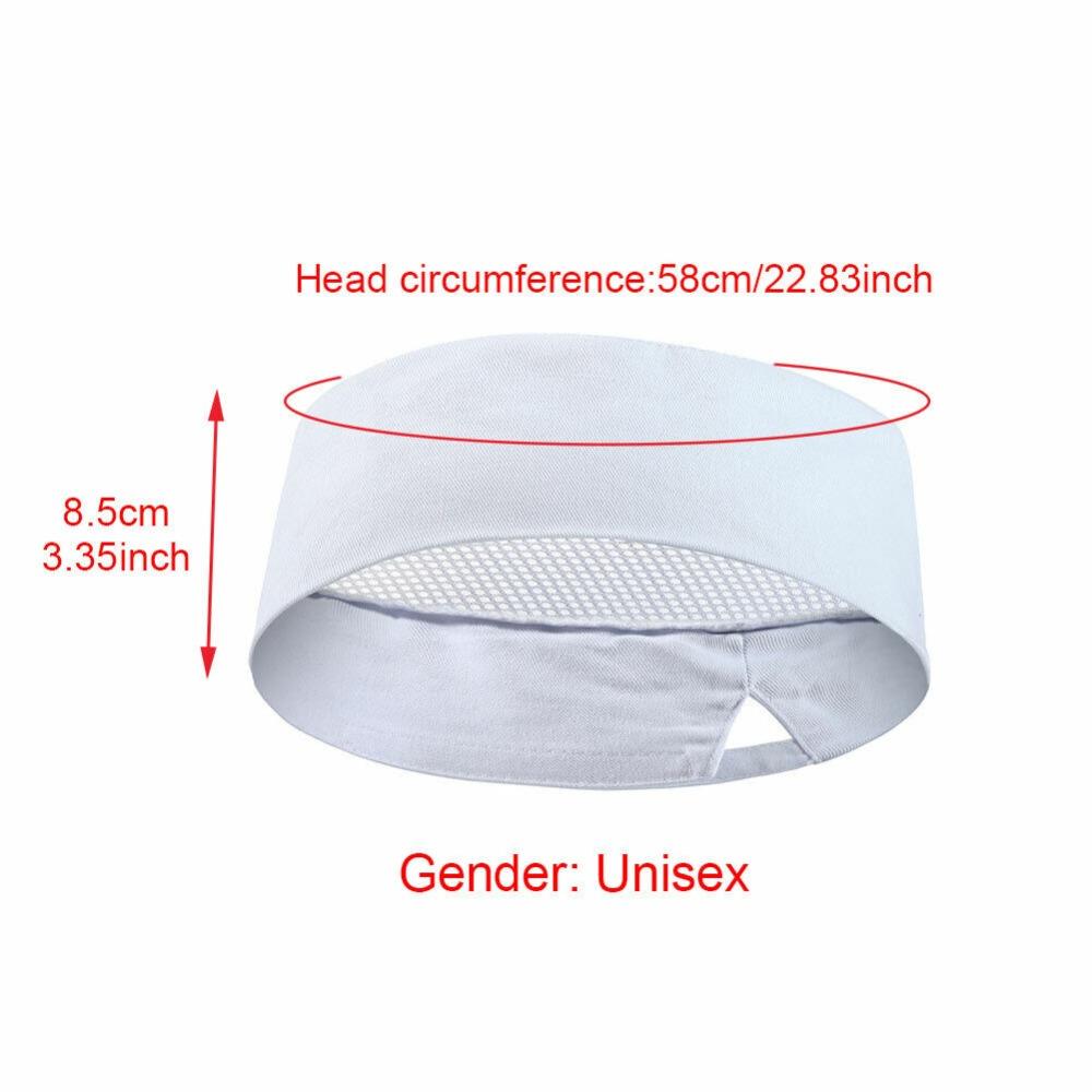 Mesh Comfy Work Cap Breathable Thick Thin Net Cap High Quality Chef Flat Top Caps  Men Women