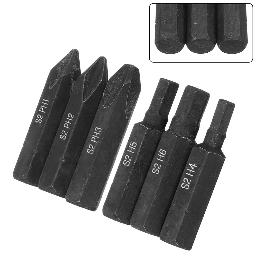 Cross Screw Bit Hexagonal Replaceable Screwdriver Bits