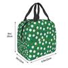 Golf Ball Pattern Insulated Lunch Bag for Kids School Cooler Thermal Food Box Tote Leakproof Lunch Boxes Container