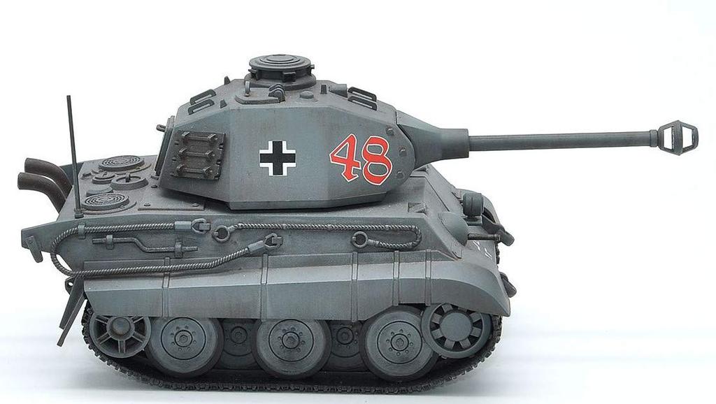 MENG Model World War Toons Series German Heavy Tank King Tiger Porsche Turret Plastic Model MWWT003