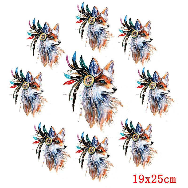 

10 шт. Панк Животное Теплоперенос Роза Череп Термотрансферы Нашивки для Одежды Наклейки Панк Байкер Аппликация DIY