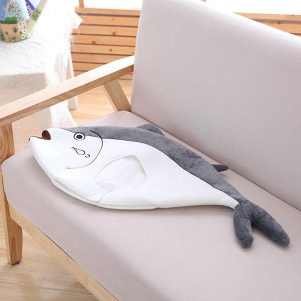 Soft Plush Fish Hat Party Costume Hat Unisex Dress Up Hat Photo Props