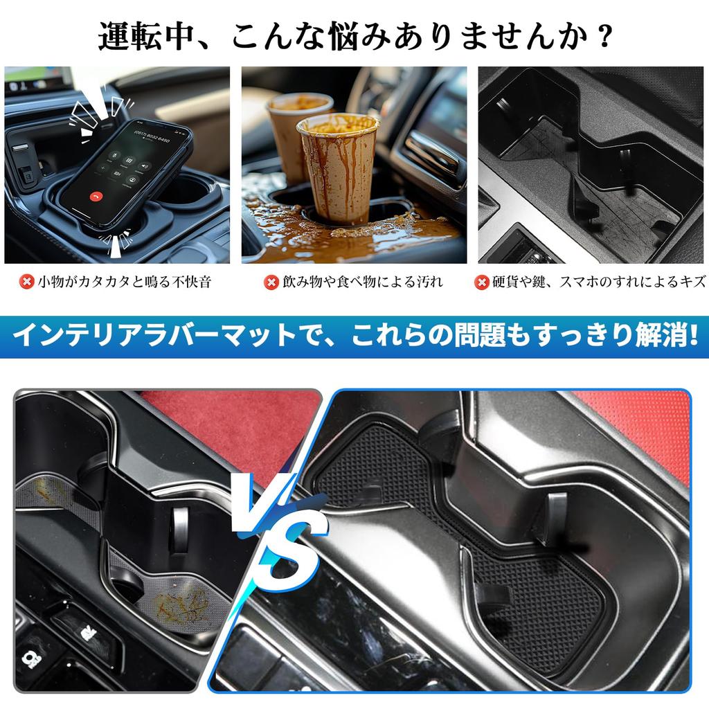 SXCY New Lexus NX 20 Series Dedicated Rubber Mat Door Pocket Mat Lexus NX Mat Lexus NX20 Series Car Accessory Interior Mat Noise Reduction Stain