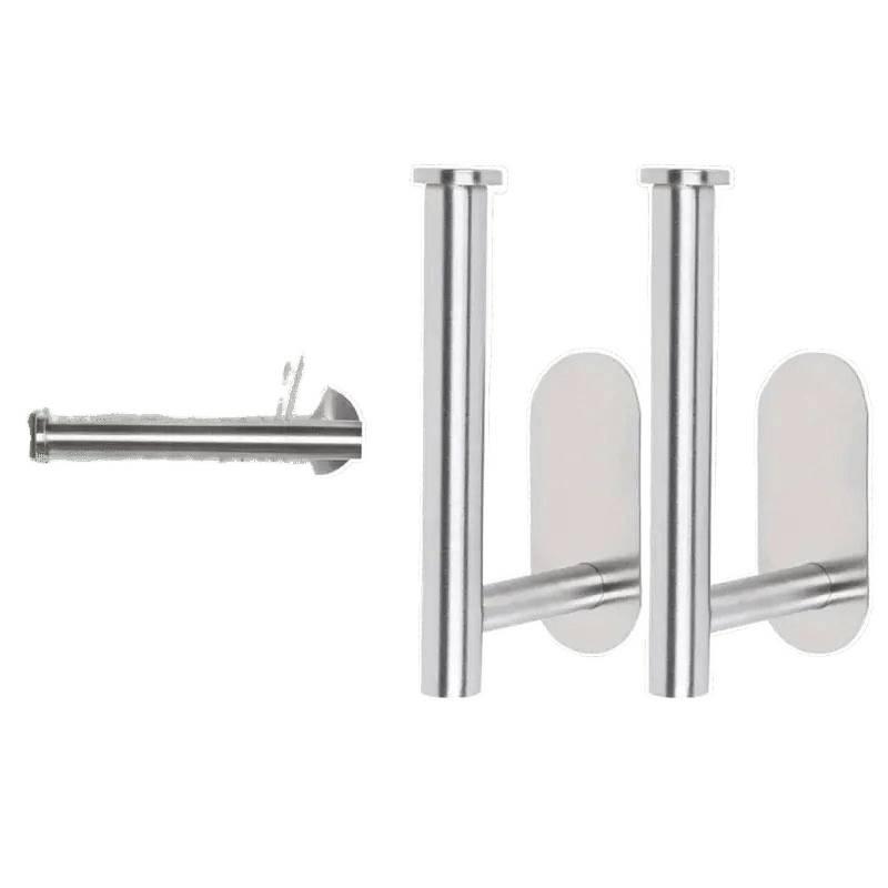 Stainless Steel Hook: Nail Free Wall Mount Design Curtain Clips   Durable Bent Fixators for Home  Kitchen  Bathroom and Office Wall Hanging Black