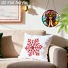 Acrylic Jesus Christ with Crown of Thorns Suncatcher, Stained Glass Effect Window Hanging Ornament for Religious Christian Decor Gifts