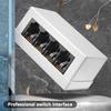 4-kierunkowy adapter RJ45 na RJ11 Konwerter sieciowy na telefoniczny do użytku domowego i biurowego dla czystej i niezawodnej komunikacji