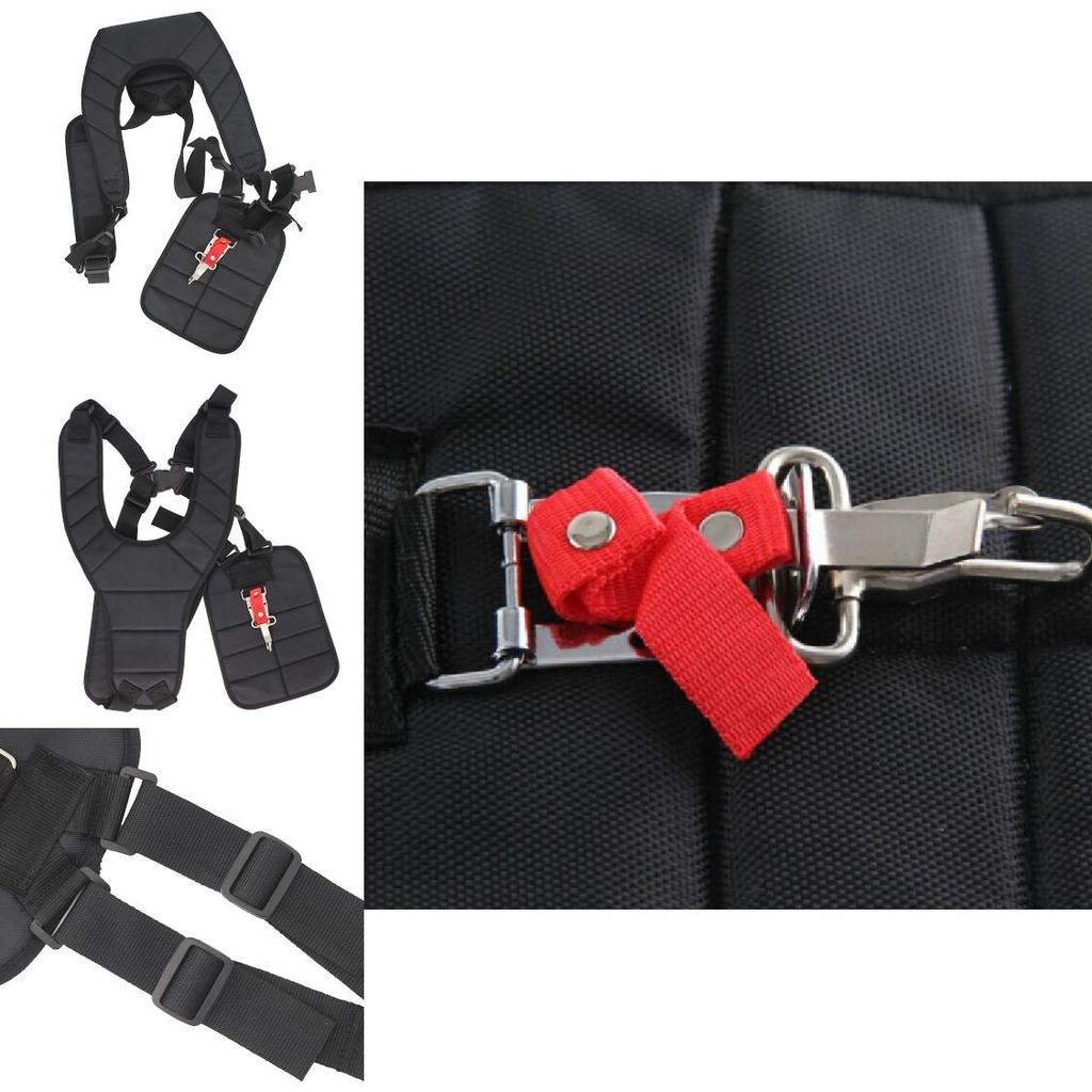 Comfortable And Adjustable Double Shoulder Strap For Brush Cutters High-quality Buckled Harness
