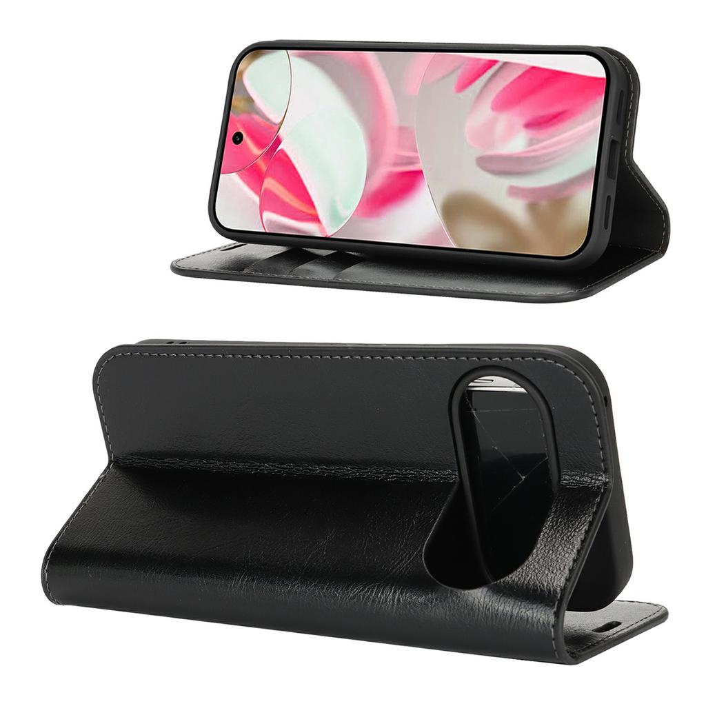 For Google Pixel 10/10 Pro Case Crazy Horse Texture Split Leather Wallet Phone Cover