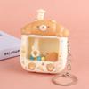 Kawaii Cartoon Babys Panda Mini Terrier Color Ball Claw Machine Toys Keychain Schoolbag Decoration For Kids Stress Reliever Toys