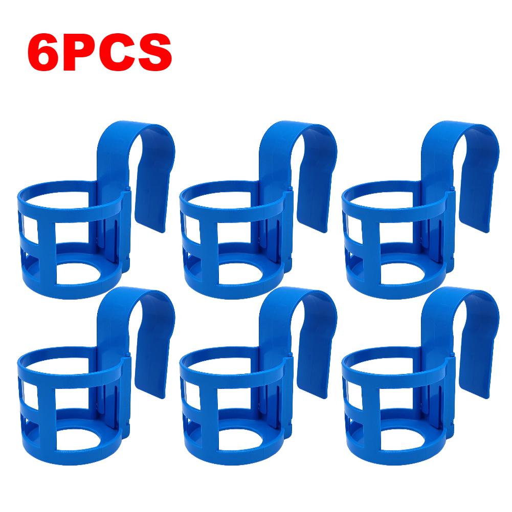 1-10PCS Pool Water Cup Hanger Pool Side Storage Shelf Beverage Drinks Beer Container Reusable Water Cup Holder Pool Accessories