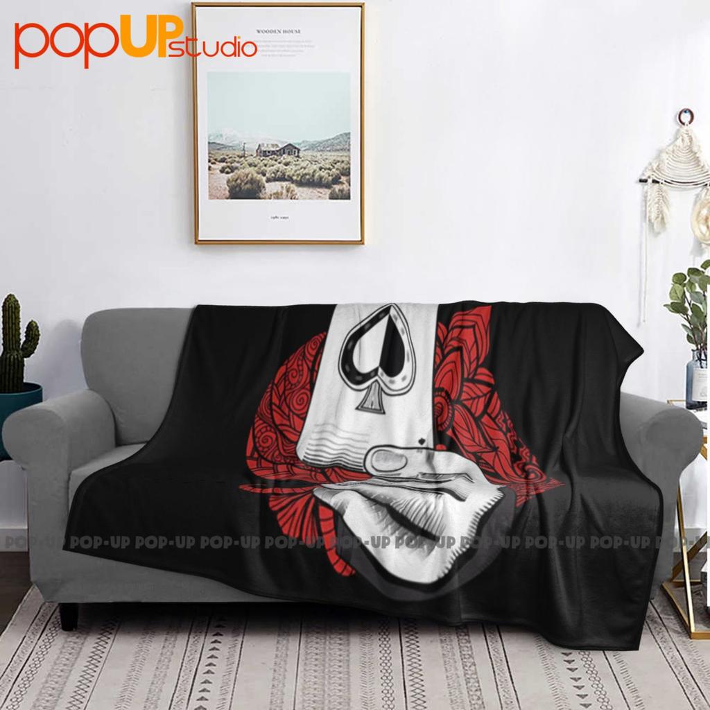 Poker Game Playing Cards Gambler Hands Casino Holdem Ultra-Soft Blanket Quilt Winter Sofa Cover Bed Covers