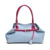 Denim bag women's new casual versatile fashion popular shoulder bag large capacity commuter tote bag