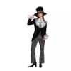 Halloween Alice In Wonderland Lady Mad Hatter Dress Up Magician Costume