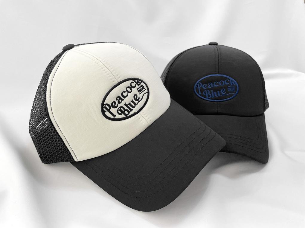 Women's Unisex Blue Mesh Cap Ball Cap Basic Cap