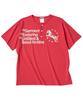 Eontaiteulseoul Unicorn Henley Neck Crop Short Sleeve Red
