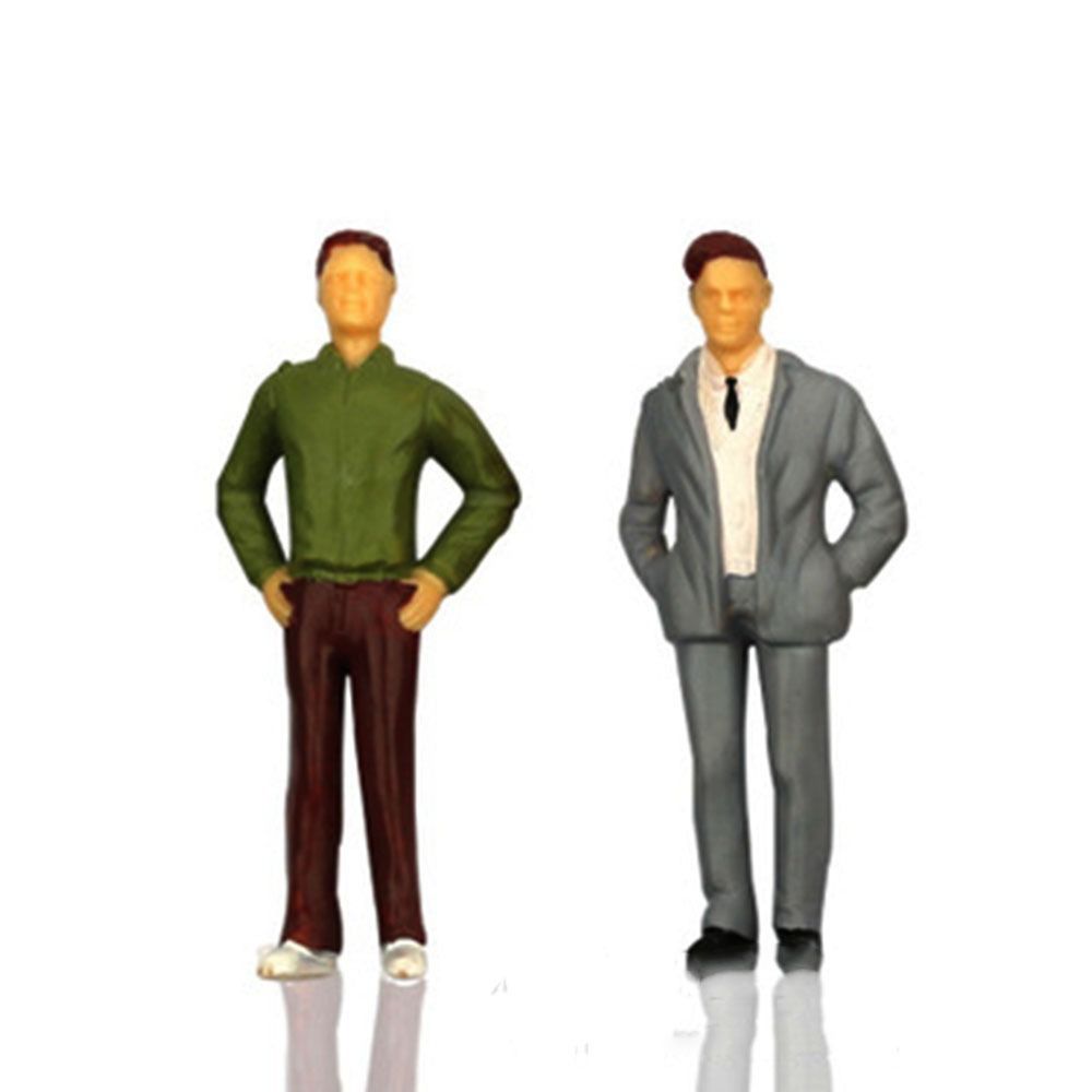 Scale Dollhouse Decorations People Figures Train Scenery Model Building Passengers DIY Character