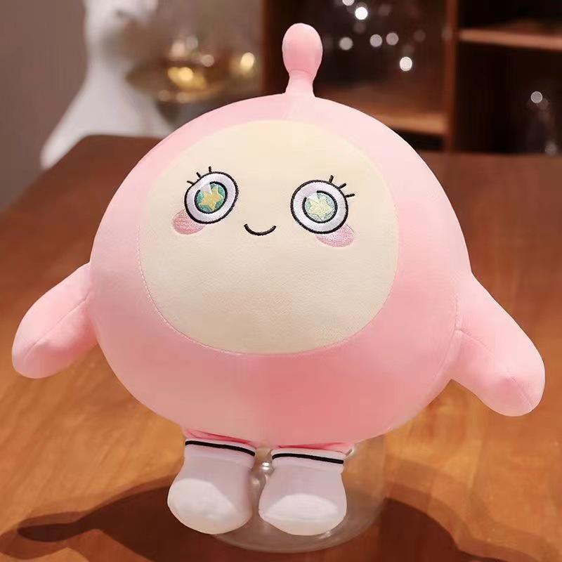 Eggy Party Plush Doll: Stuffed Toy & Sleeping Pillow for Girls' Birthday Gift