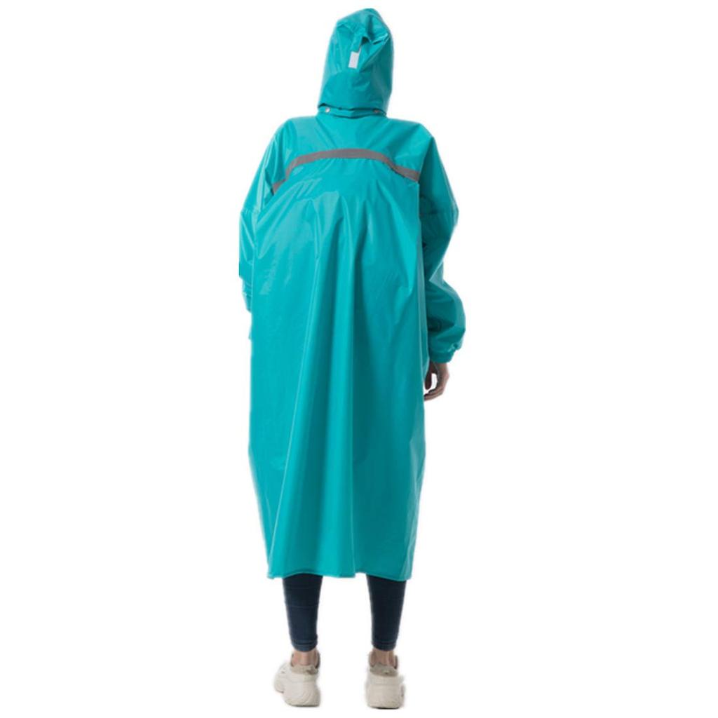 JYZ Long Rain Plus Cycling Rain Gear for Men and Wide Fully High Perfect for Heavy Rain and Rainy Includes Storage Perfect for Commuting to Work or