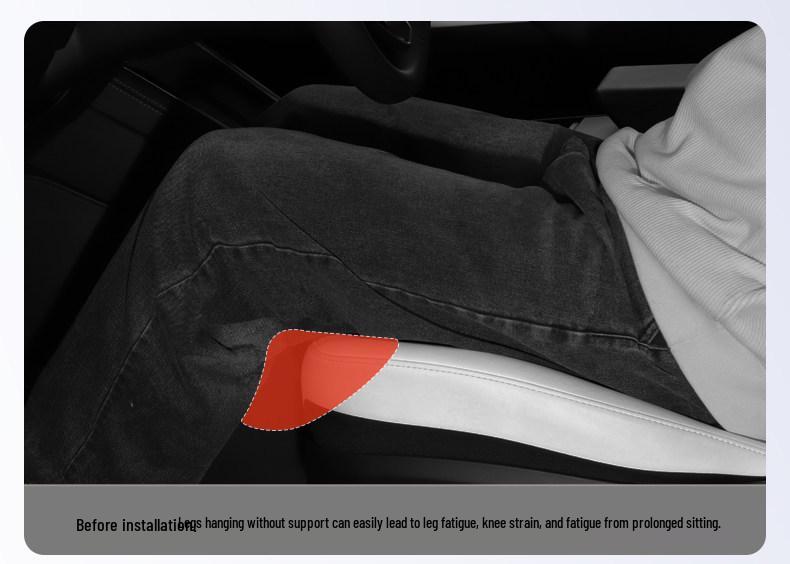 YZ Seat Covers with Extended Leg Rest for Tesla Model 3/Y - Full Coverage Protective Cushion