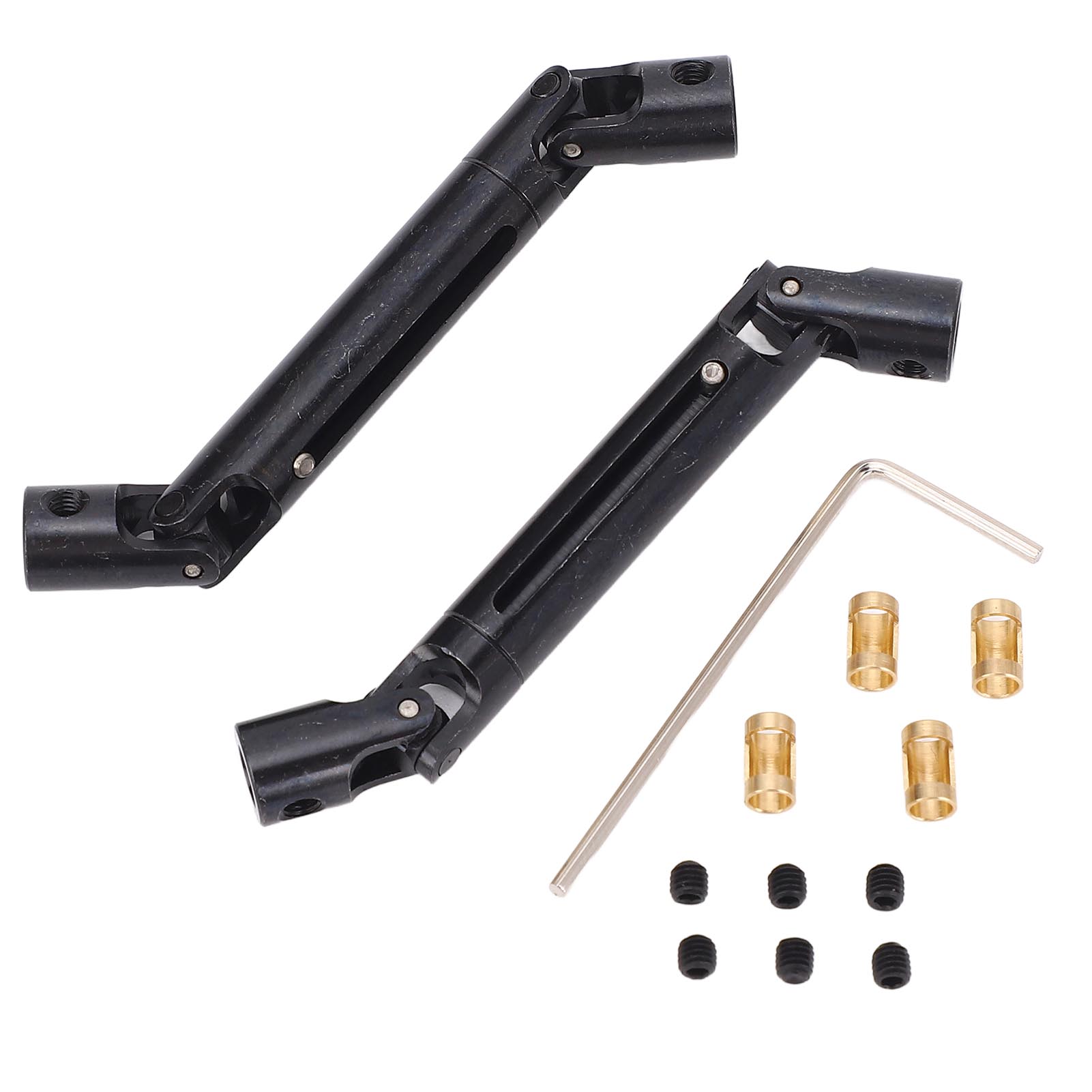

RC Car Drive Shaft High Hardness Steel Drive Shaft Replacement Parts for MN82 for LC79 RC Car Black