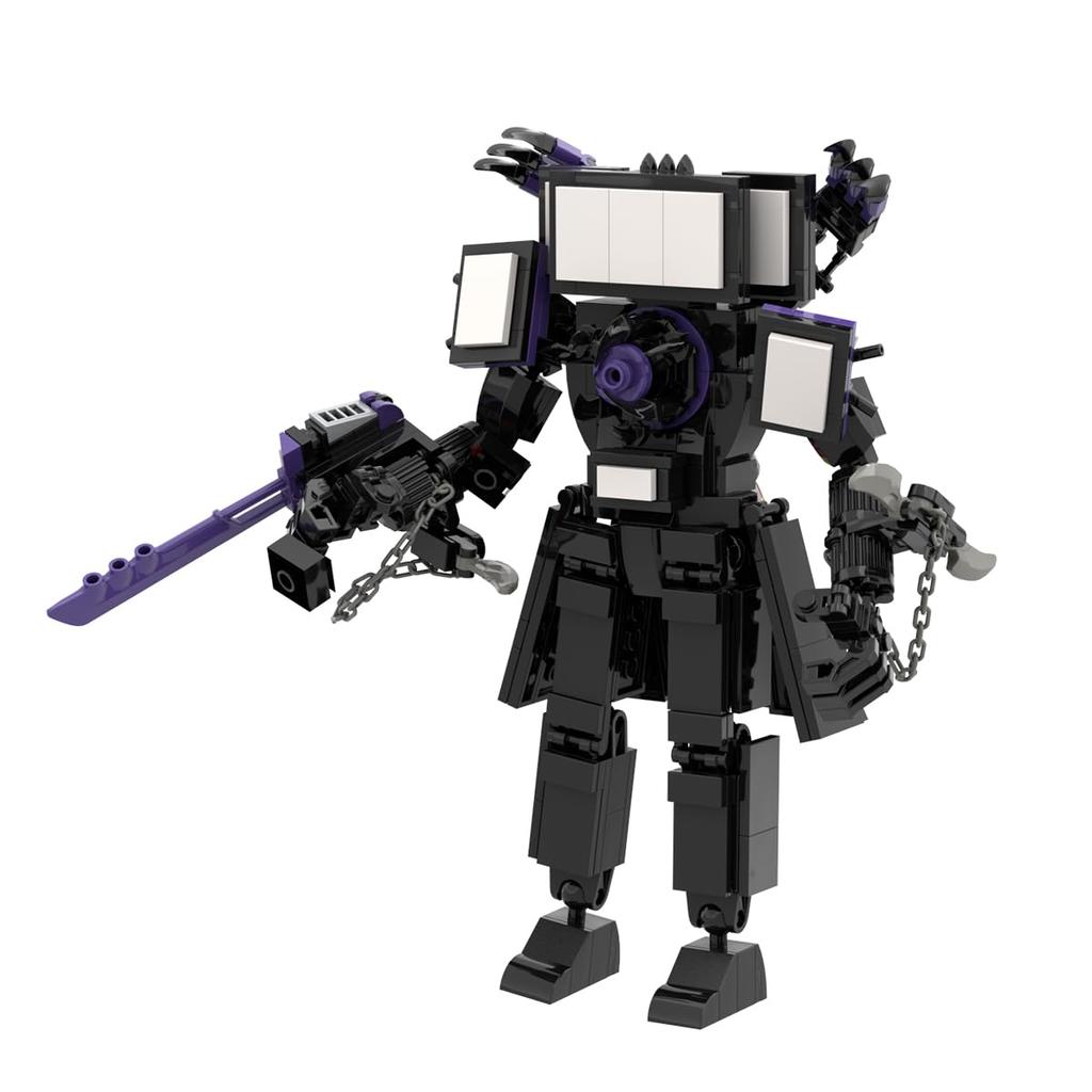 2024 Edition Skibidi Toilet Building TV Skibidi Toilet Skibidi Toilet Internet Anime Collectible Anime Building Great Gift for Halloween Game Fans TV