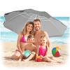 Beach umbrella with UV filter - gray