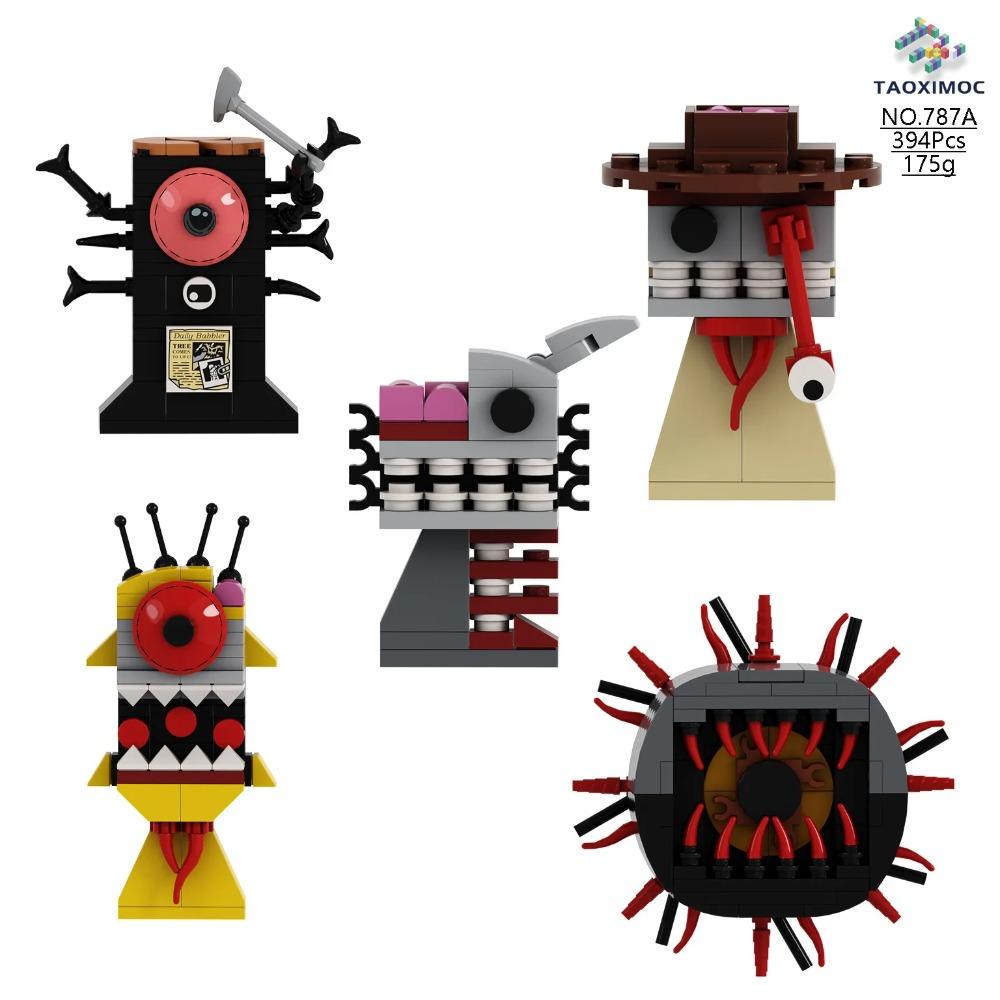 2025 Nightmare Critter Building Blocks Doeys Doughmans Yarnabys Pianosauruses Nightmare Critter Bricks Toy Kids Birthday Gift