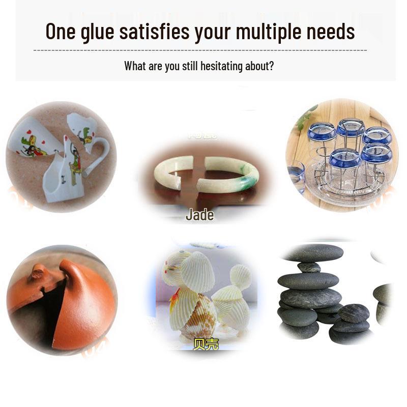 Waterproof Stone & Glass Adhesive for Landscaping, Pebbles, Fish Tanks, and Shells